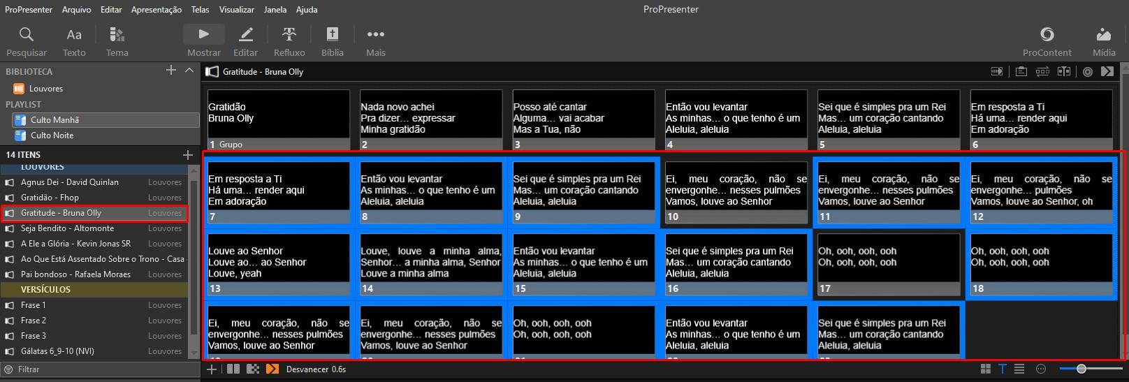 Remover versos repetidos